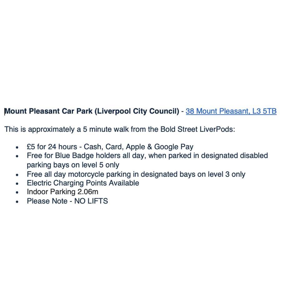 The Bold St Liverpods By Serviced Living 리버풀 외부 사진